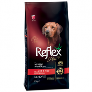 Reflex Plus Senior Medium & Large Kuzu Eti ve Pirinçli 15 kg Köpek Maması kullananlar yorumlar